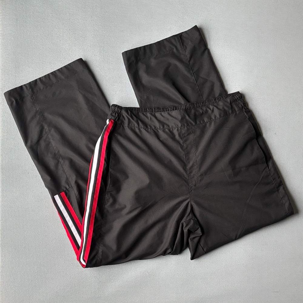 ADIDAS | Black‎ Y2K Streetwear Blokecore 3 Stripe Vintage Track Pants | Size M